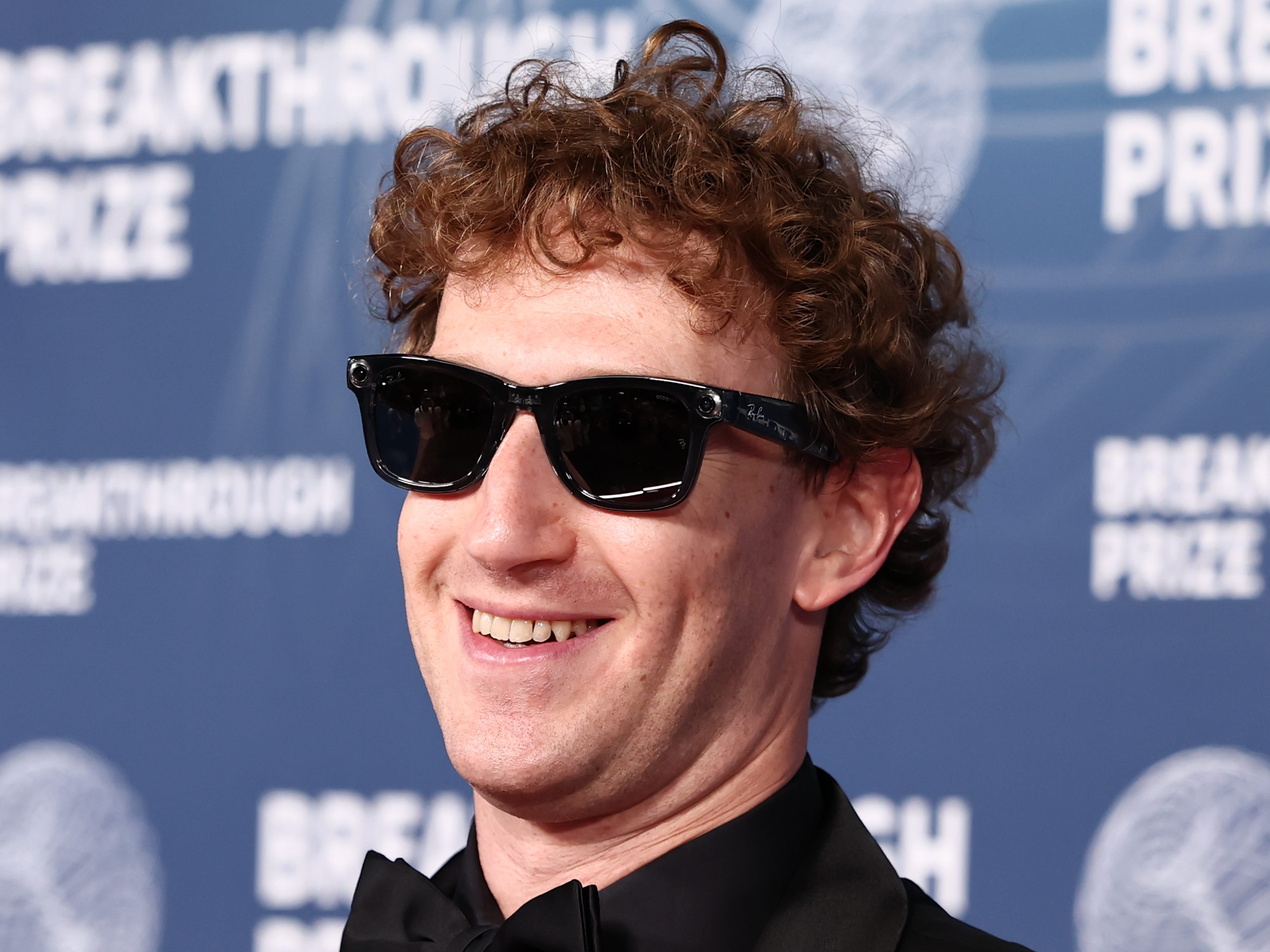 Mark Zuckerberg wearing sunglasses