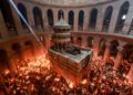 Thousands gather for centuries-old Holy Fire ceremony in Jerusalem