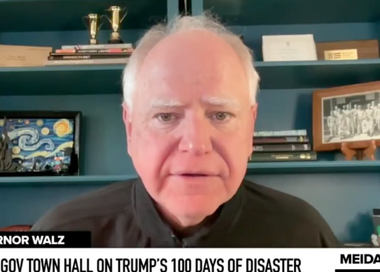 Tim Walz Says This Turning Point Is Giving Dems ‘Momentum’ Against