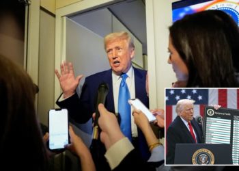 Trump stands by far-reaching tariffs, calling them ‘beautiful thing to behold’ as stock futures plummet