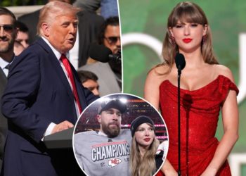 Trump takes dig at Taylor Swift while celebrating Eagles Super Bowl 2025 win at White House