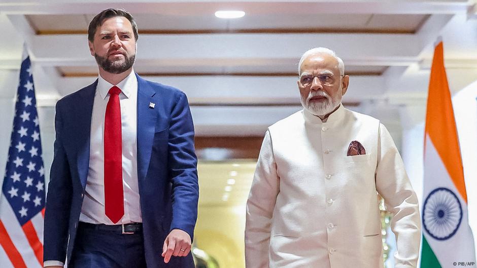 US Vice President Vance meets Indian PM Modi for trade talks