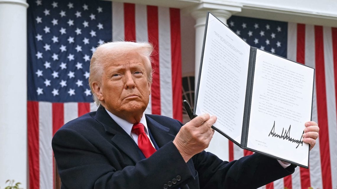 US tariffs on imported autos start as markets reel from Trump’s trade escalation