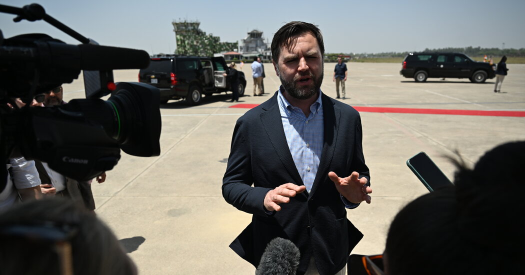 Vance Outlines U.S. Plan for Ukraine That Sharply Favors Russia