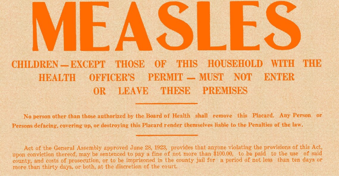 When Measles Was Endemic