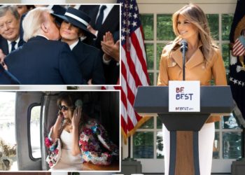 White House posts glam pics of first lady Melania Trump for her 55th birthday