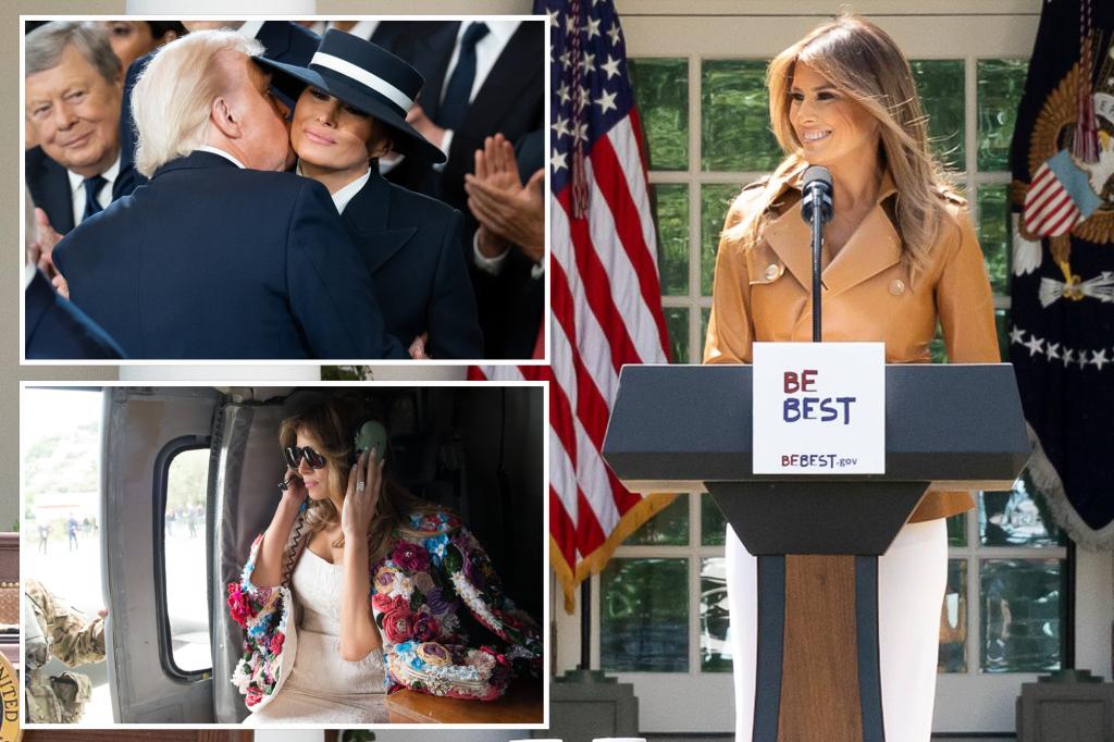 White House posts glam pics of first lady Melania Trump for her 55th birthday