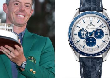 Wrist Check: Rory McIlroy Celebrated Masters Win With a Limited-Edition Omega Speedmaster “Silver Snoopy Award”
