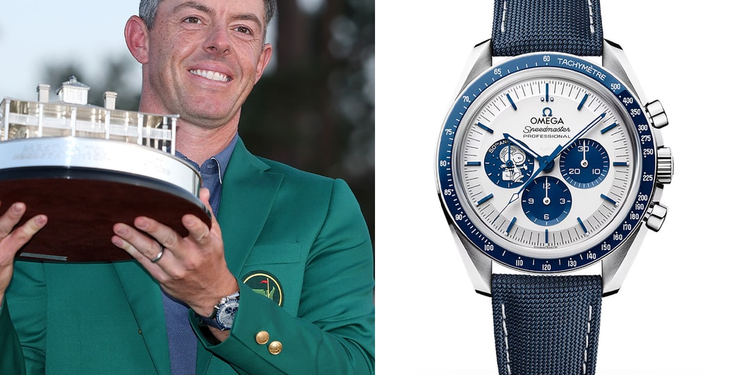 Wrist Check: Rory McIlroy Celebrated Masters Win With a Limited-Edition Omega Speedmaster “Silver Snoopy Award”