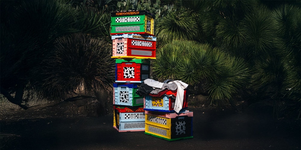 ©SAINT Mxxxxxx Debuts Its First Foldable Storage Box With Vibrant Postmodern Flair