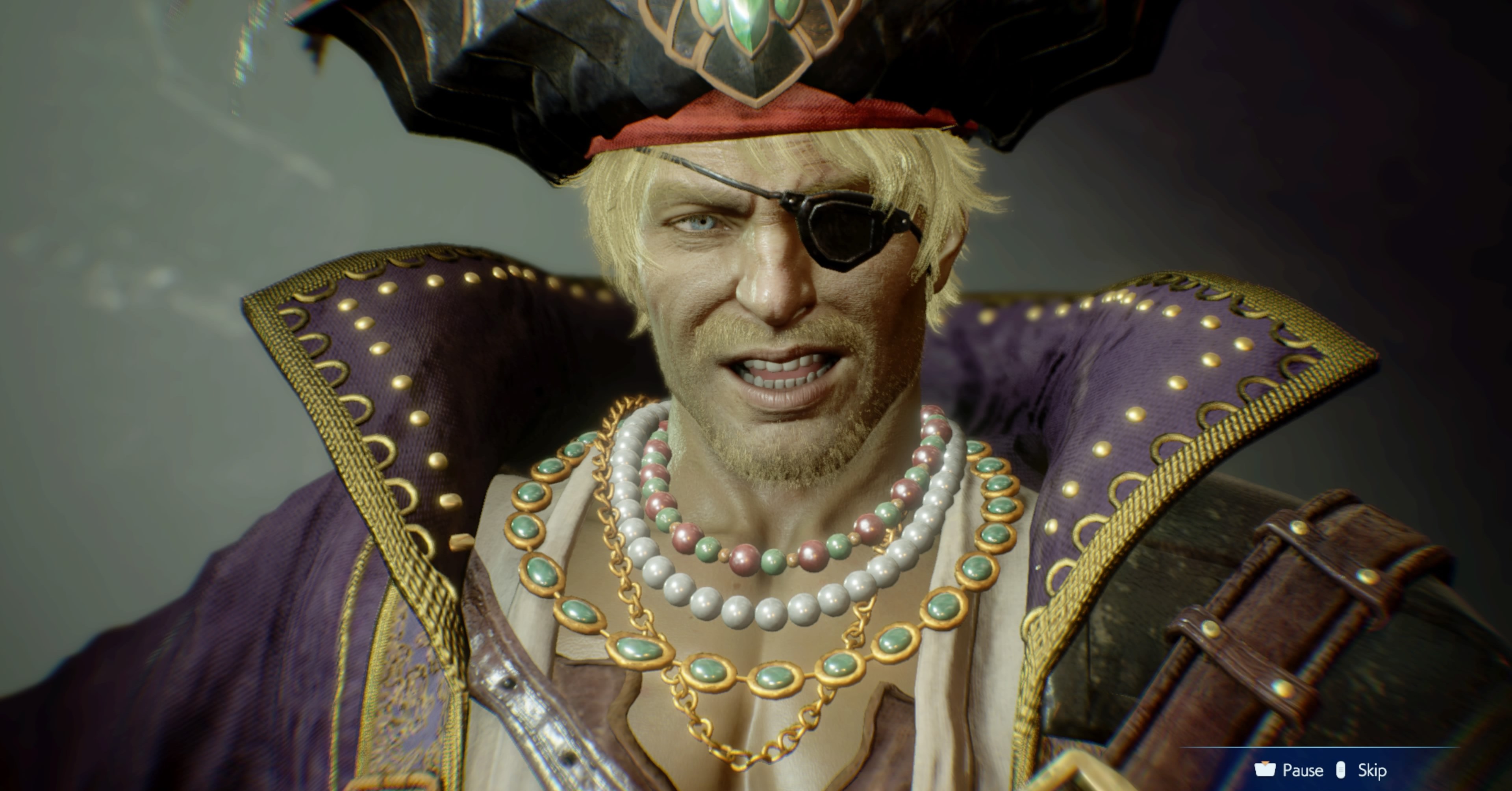 a pirate boss in stranger of paradise. apparently he’s the mayor of the town
