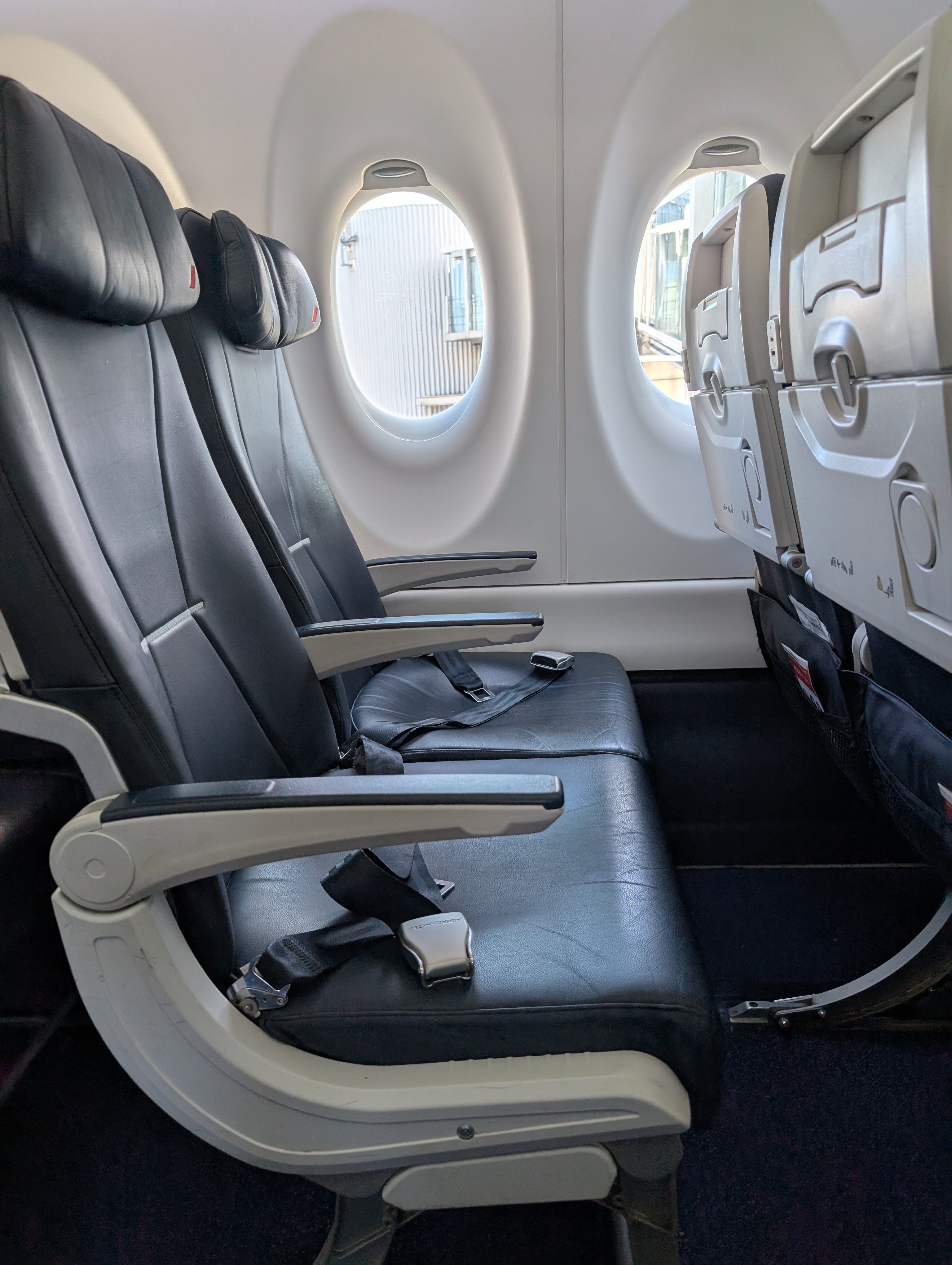Business class seats on Air France plane