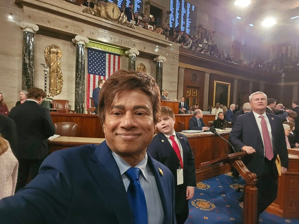 Democratic congressman Shri Thanedar.