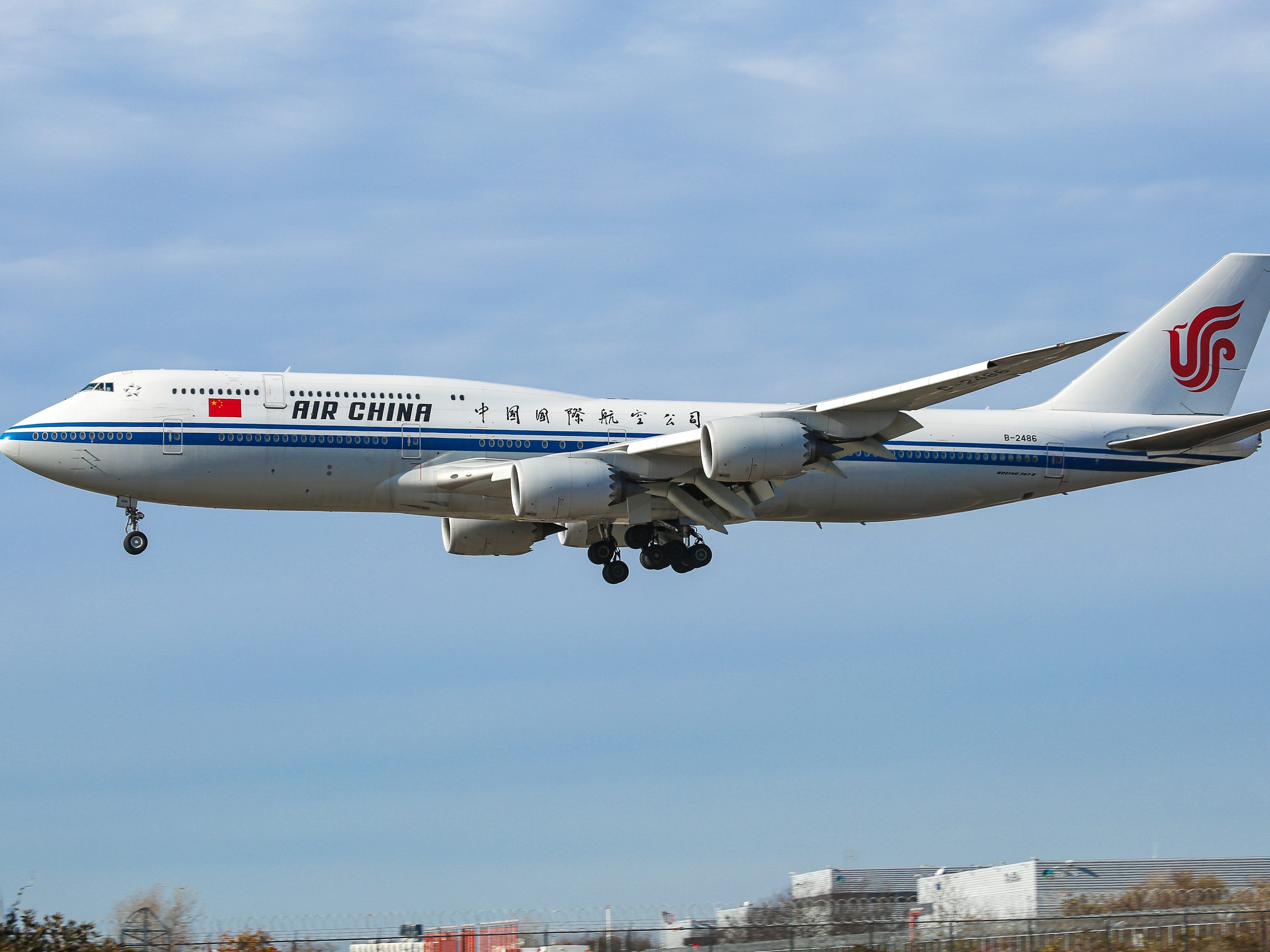 Air China Boeing 747-8.