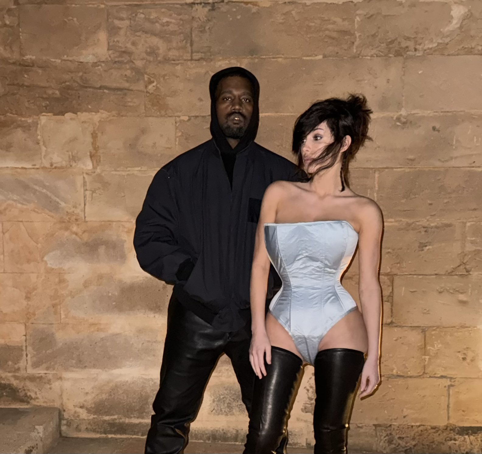 Kanye West and Bianca censori