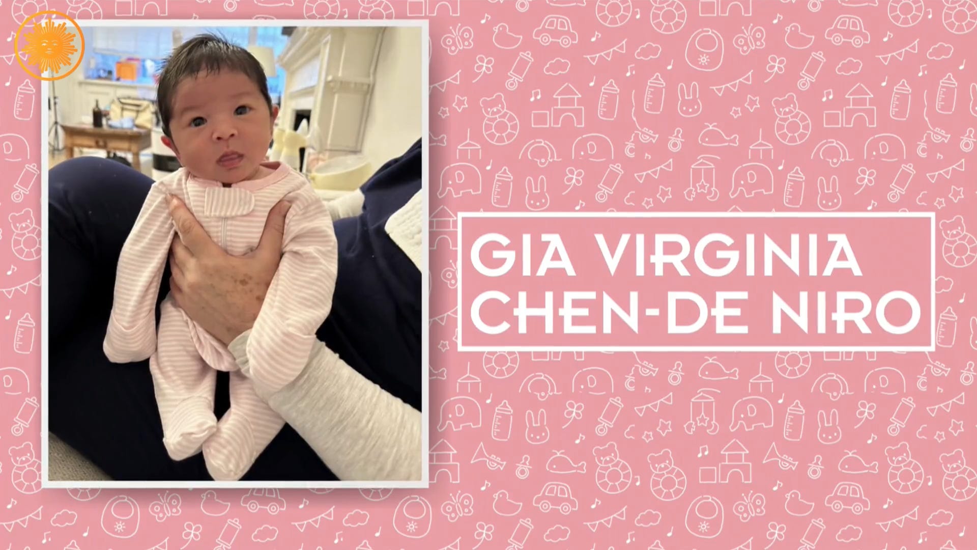 De Niro's youngest child, Gia Virginia Chen-De Niro, was born in April 2023.