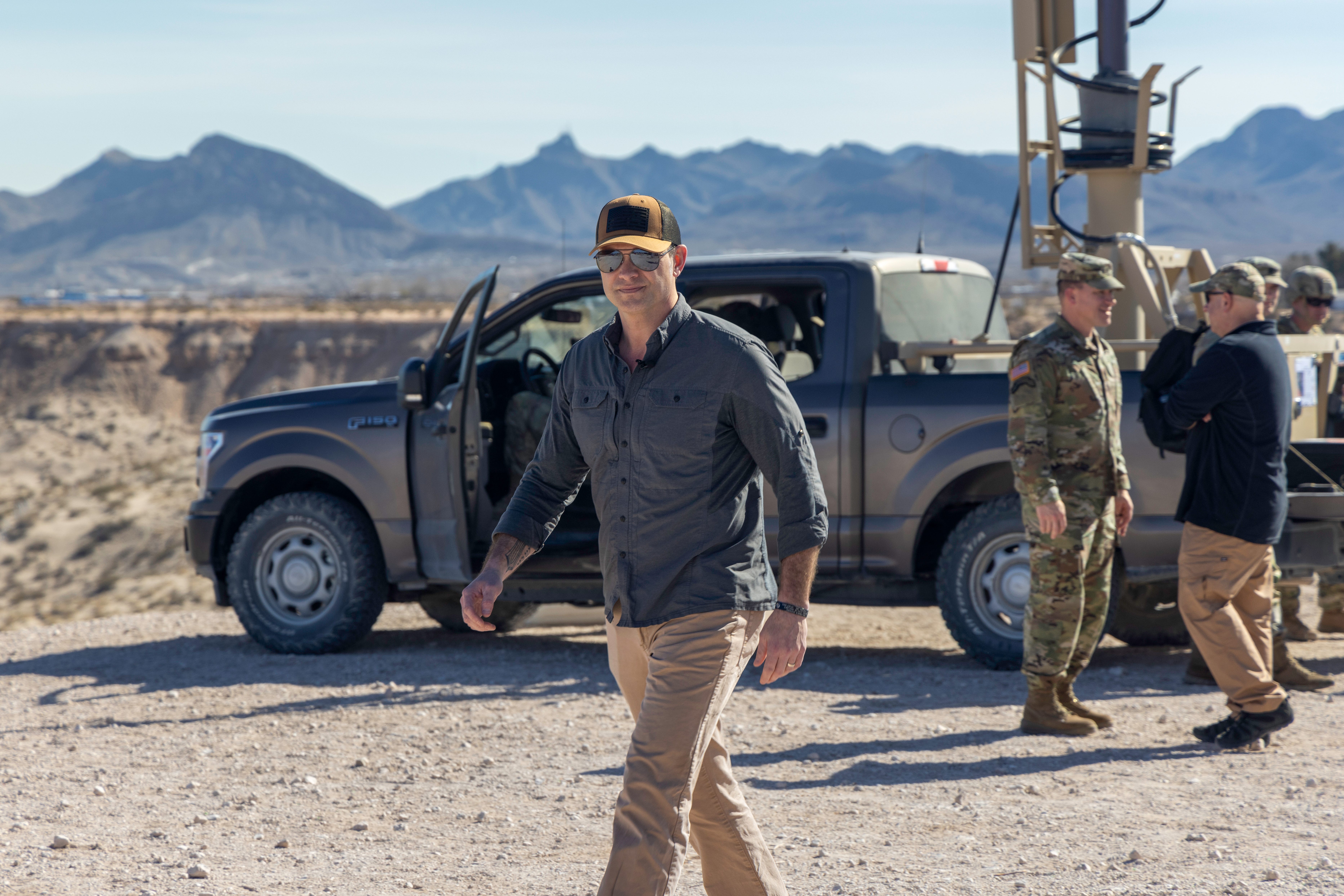 U.S. Secretary of Defense Pete Hegseth on a visit to Fort Bliss, Texas, Feb. 3, 2025.
