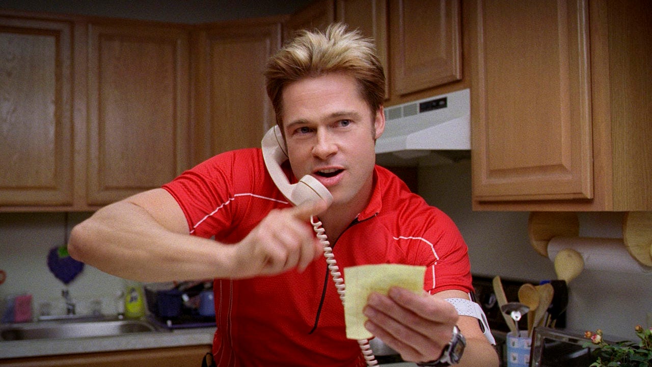 brad pitt burn after reading