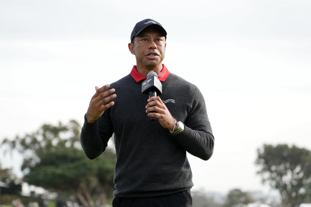 Tiger Woods in February 