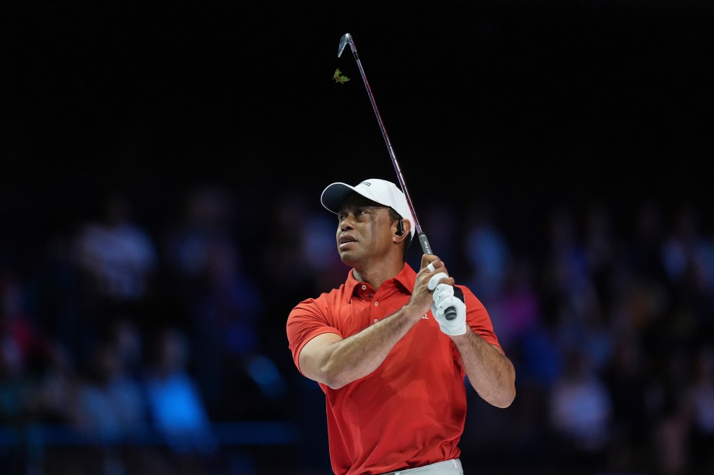 Tiger Woods in January. 