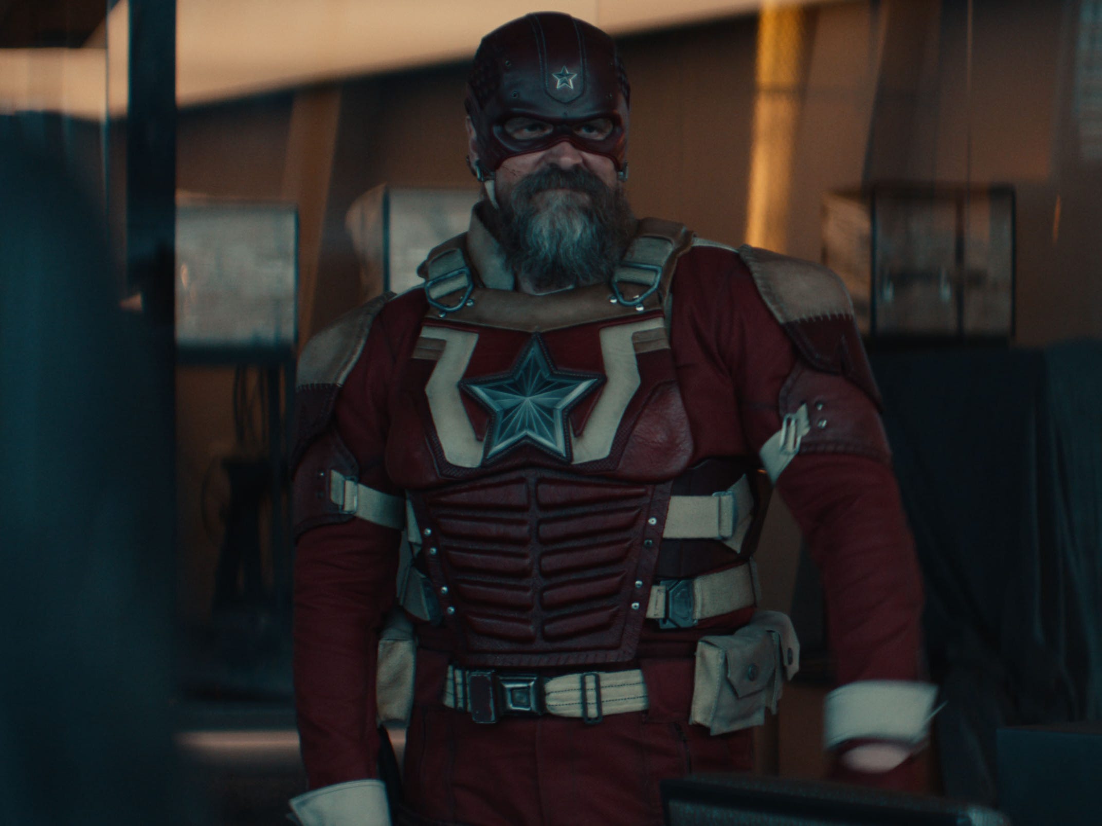 David Harbour as Alexei Shostakov/Red Guardian in "Thunderbolts*."