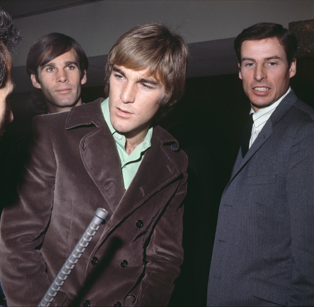 Singer Dennis Wilson of American rock band The Beach Boys, during a reception at the Hilton Hotel in London, 18th December 1967.