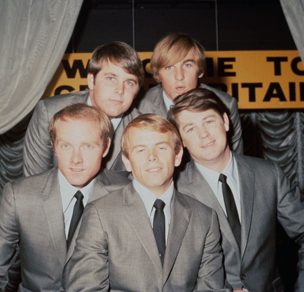 American pop group The Beach Boys in 1964.
