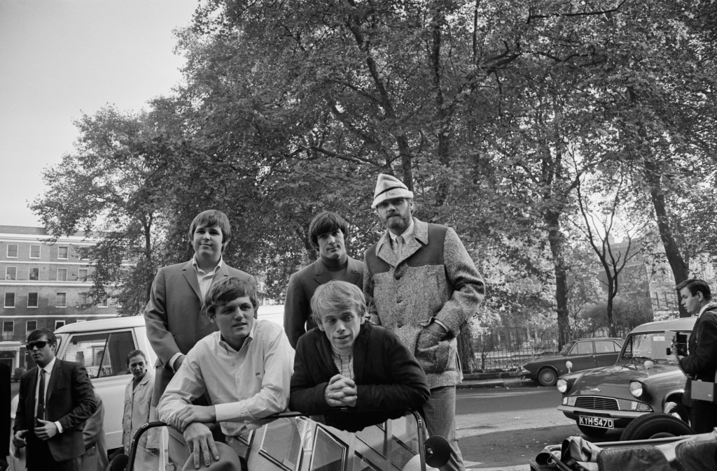  Carl Wilson, Bruce Johnston, Dennis Wilson, Al Jardine and Mike Love, November 7th 1966.
