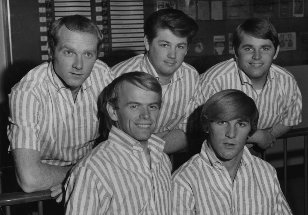 American pop group The Beach Boys in 1964. 