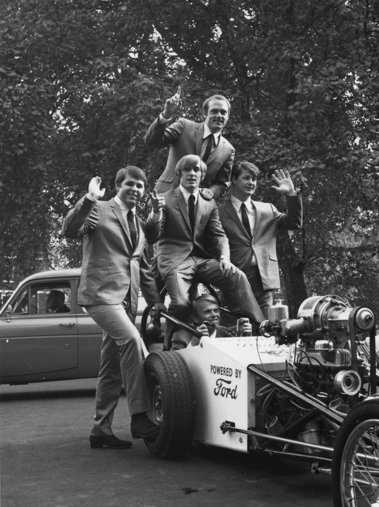 American rock band The Beach Boys in London to promote their new single 'When I Grow Up To Be a Man', 2nd November 1964. 