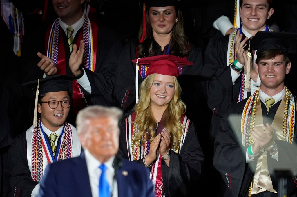 The president predicted that the new graduates will see “unbelievable growth” in the country “very soon.”