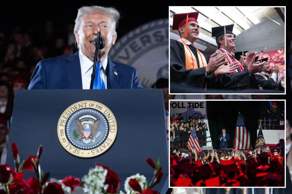Trump hails Alabama graduating class as first of the ‘Golden Age’ in commencement speech: ‘Chance to be greatest generation’