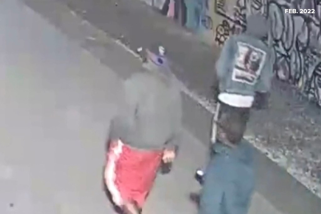 An investigation was launched into the senseless targeted attack and no suspects were arrested until after police released nearby security footage.