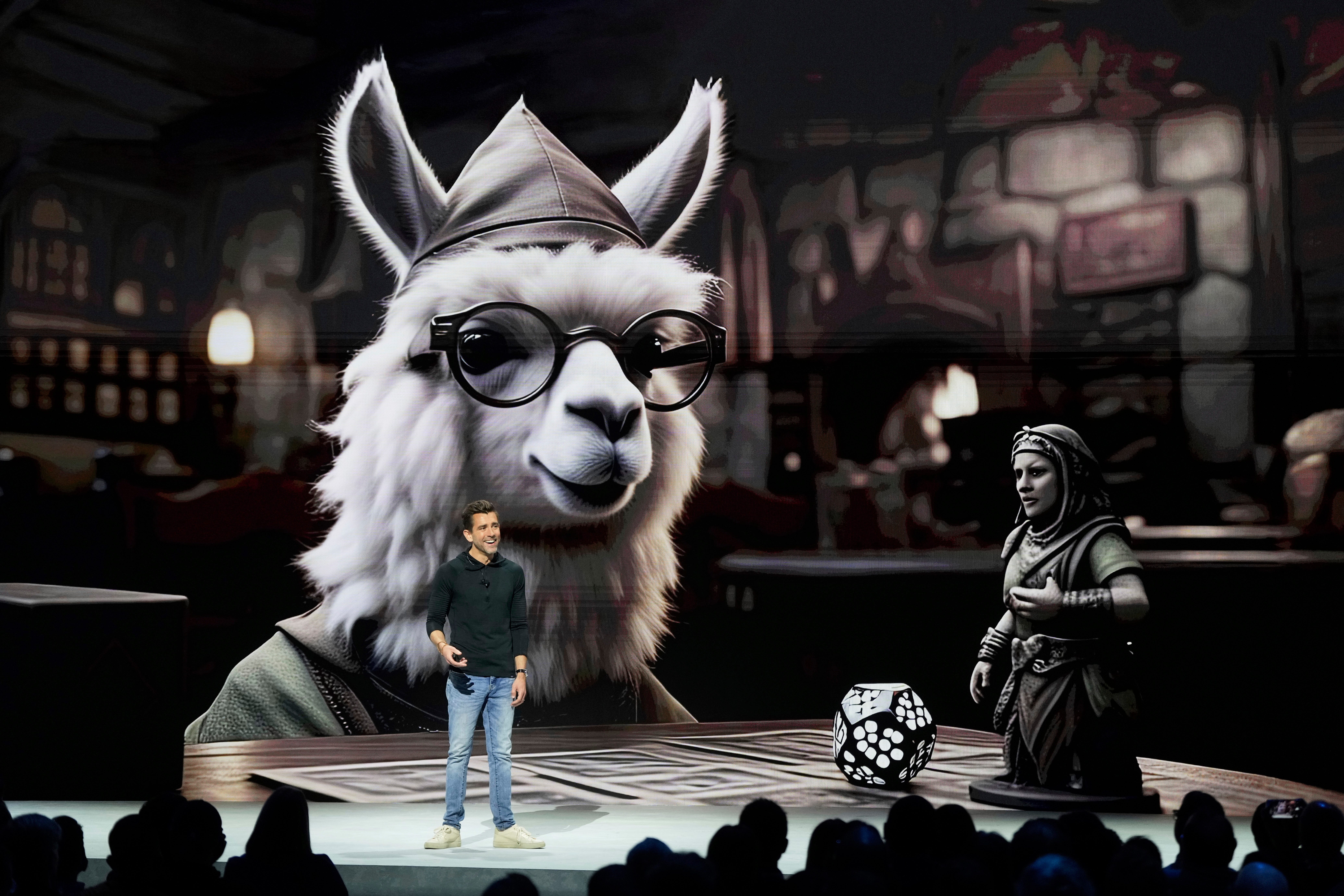 Meta Chief Product Officer Chris Cox speaks at LlamaCon 2025