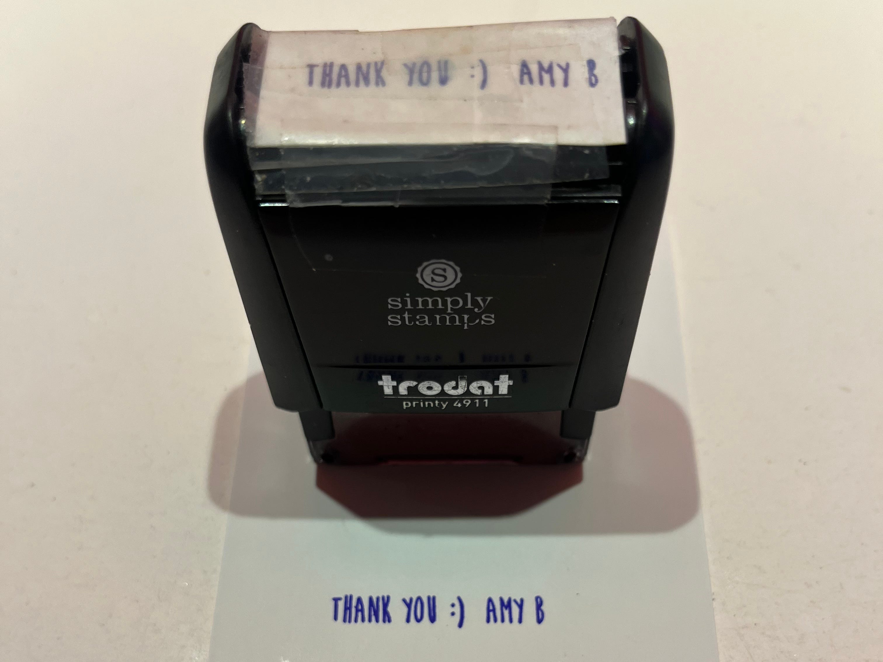 Amy Burke's stamp