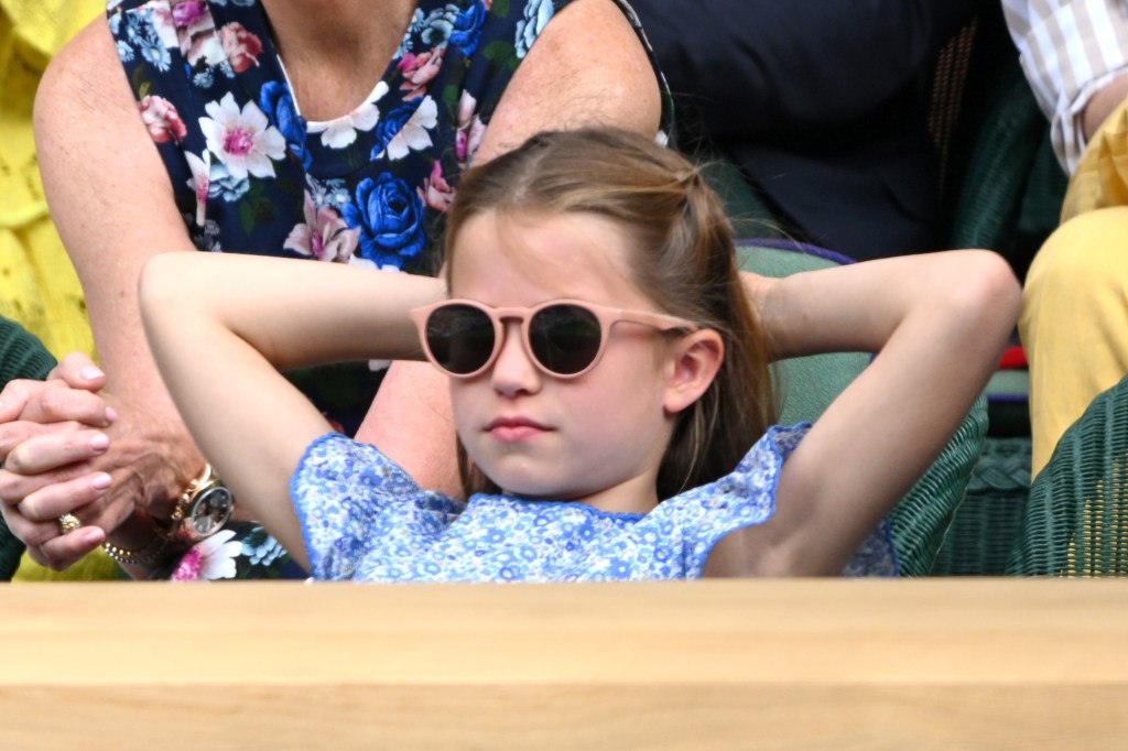 Princess Charlotte at July 2023 Wimbledon