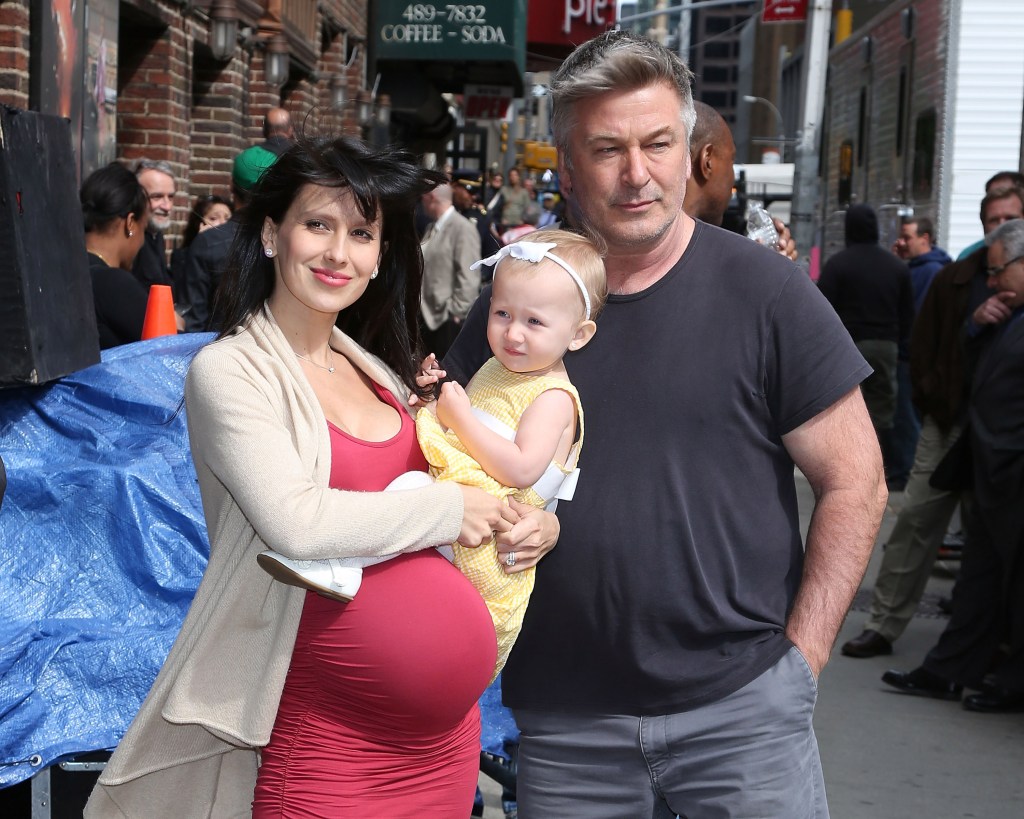 Alec Baldwin and Hilaria Baldwin in May 2015