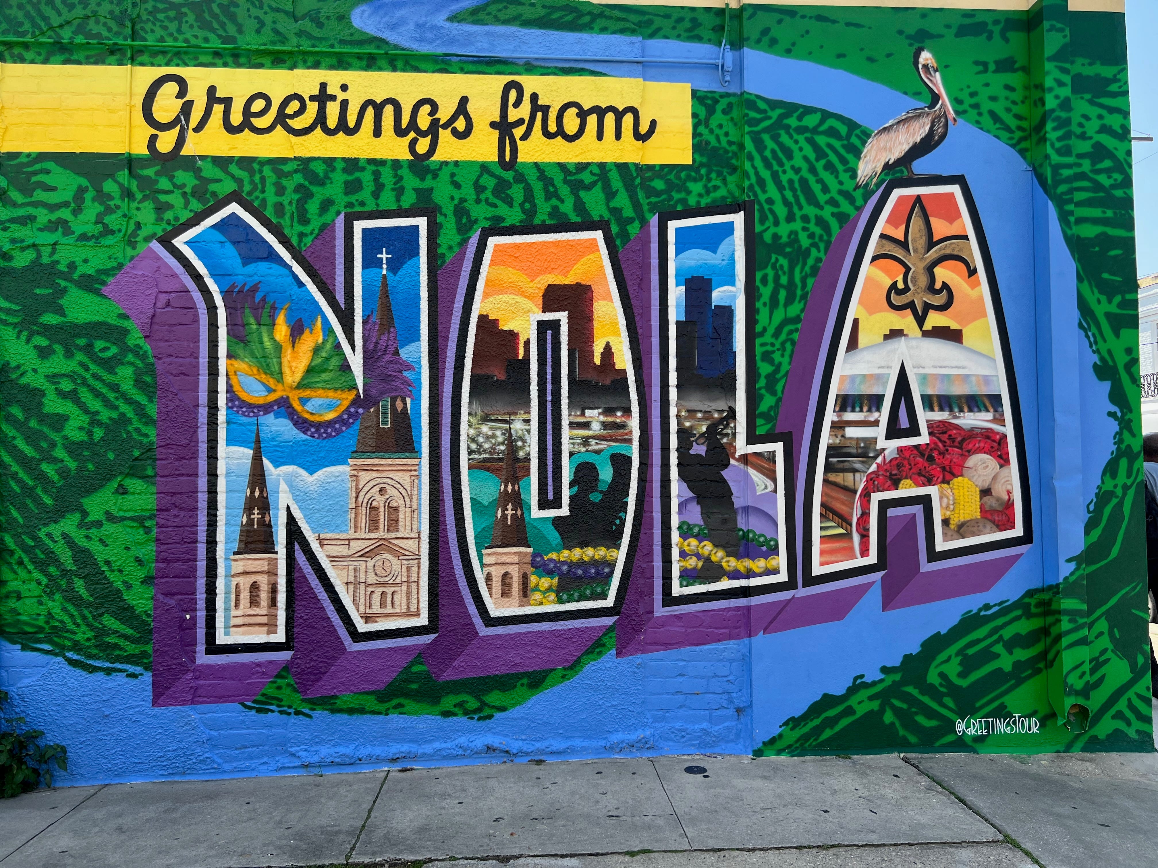 Greetings from NOLA mural
