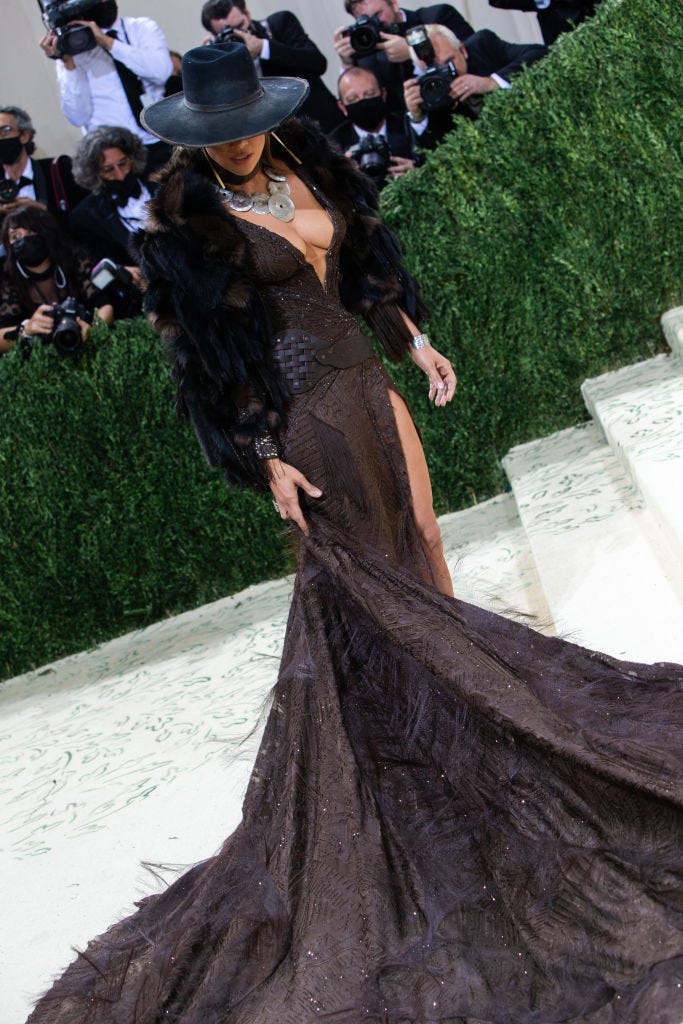 Jennifer Lopez at the 2021 Met Gala.
