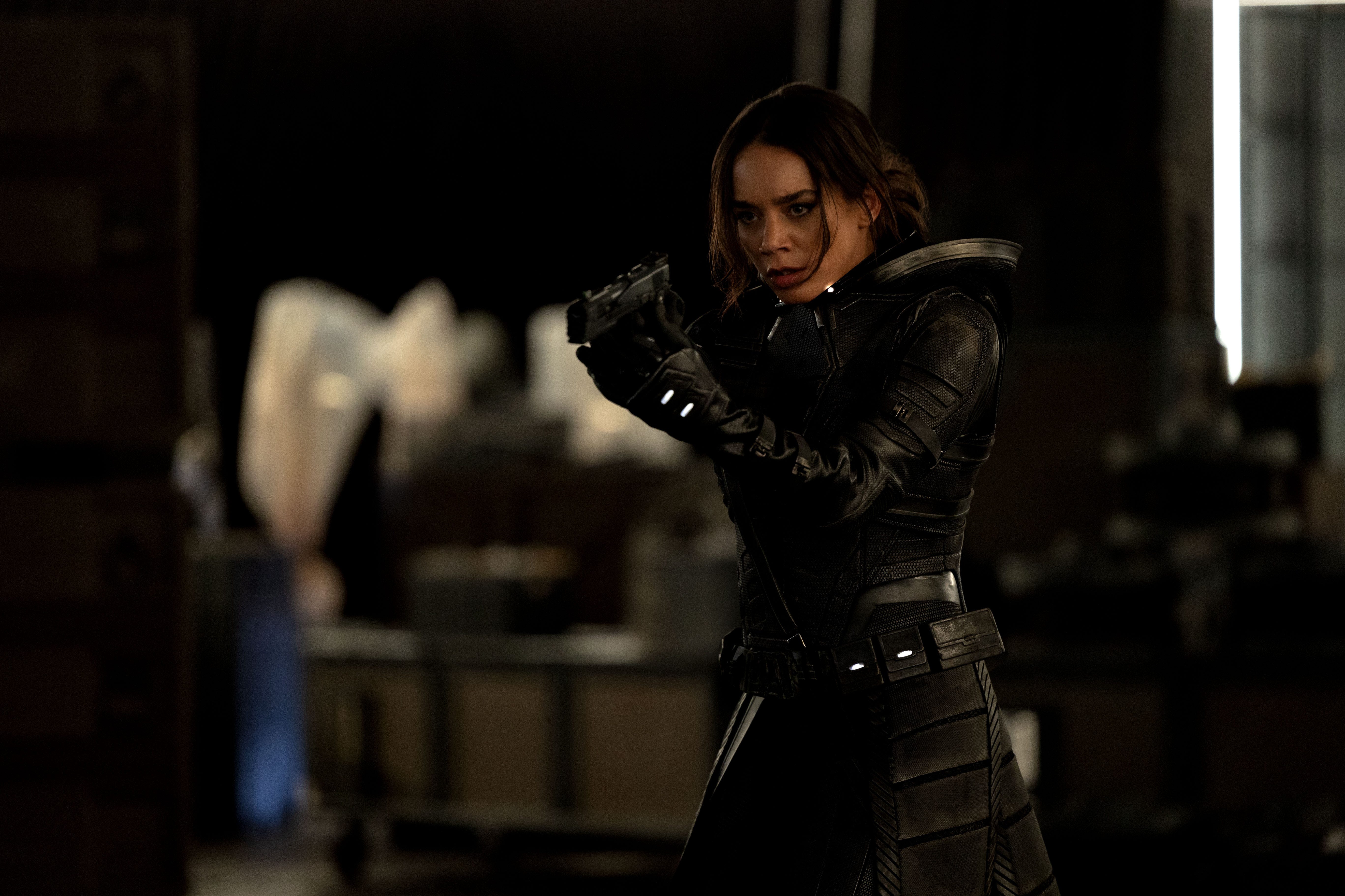 Hannah John-Kamen as Ava Starr/Ghost in "Thunderbolts*."