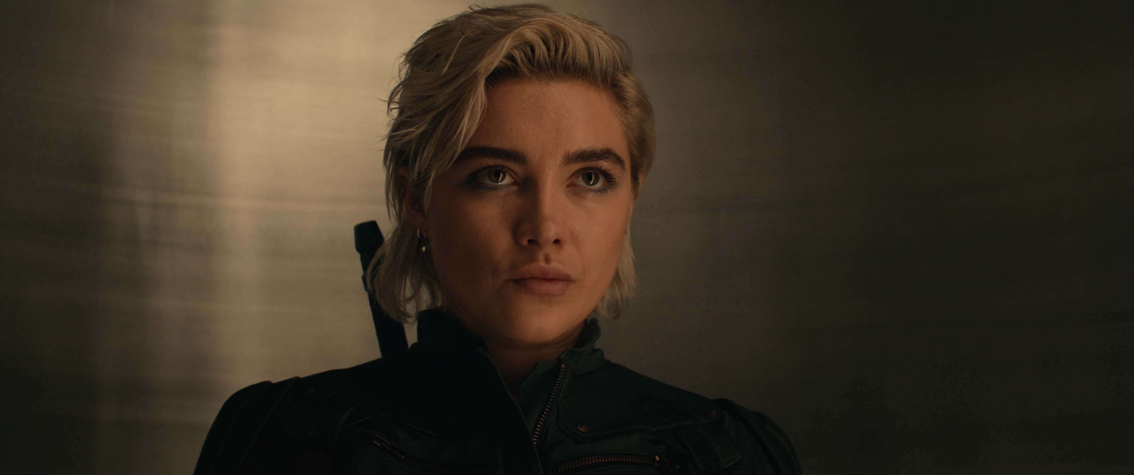 Florence Pugh as Yelena Belova in "Thunderbolts*."