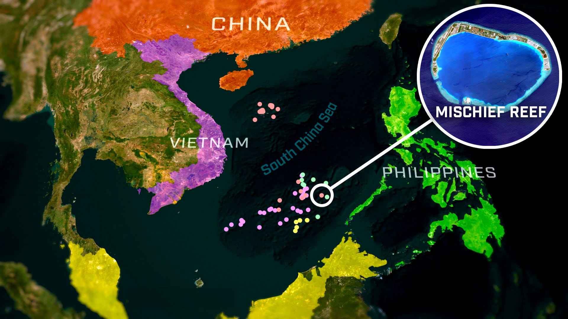 Map of South China Sea
