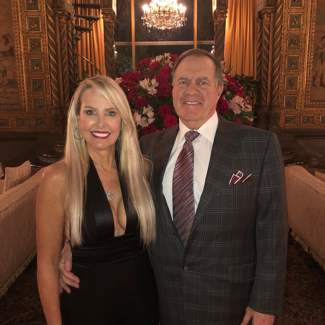 Bill Belichick and Linda Holliday