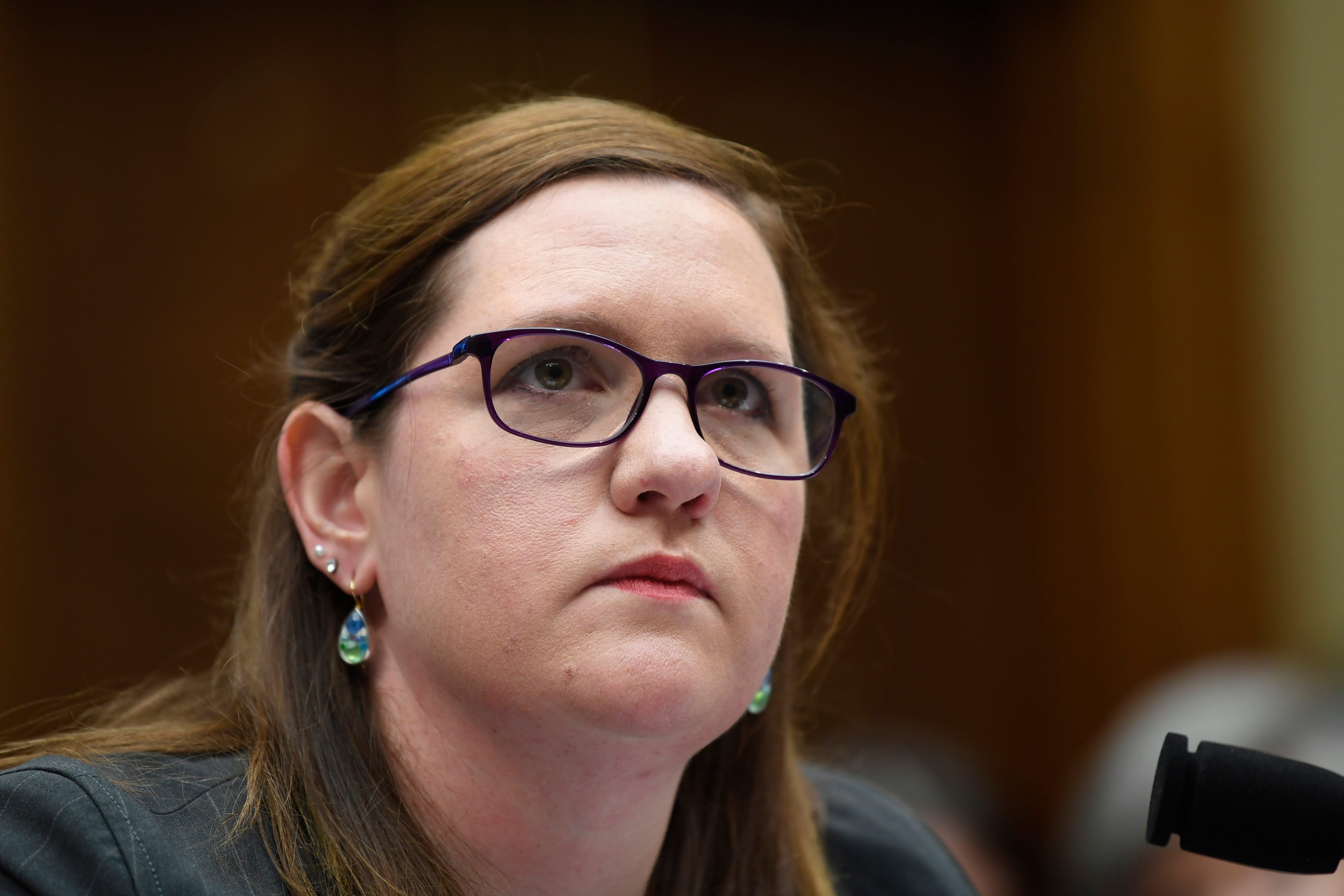 FTC Commissioner Rebecca Kelly Slaughter testifies during a House Energy and Commerce subcommittee in May 2019.