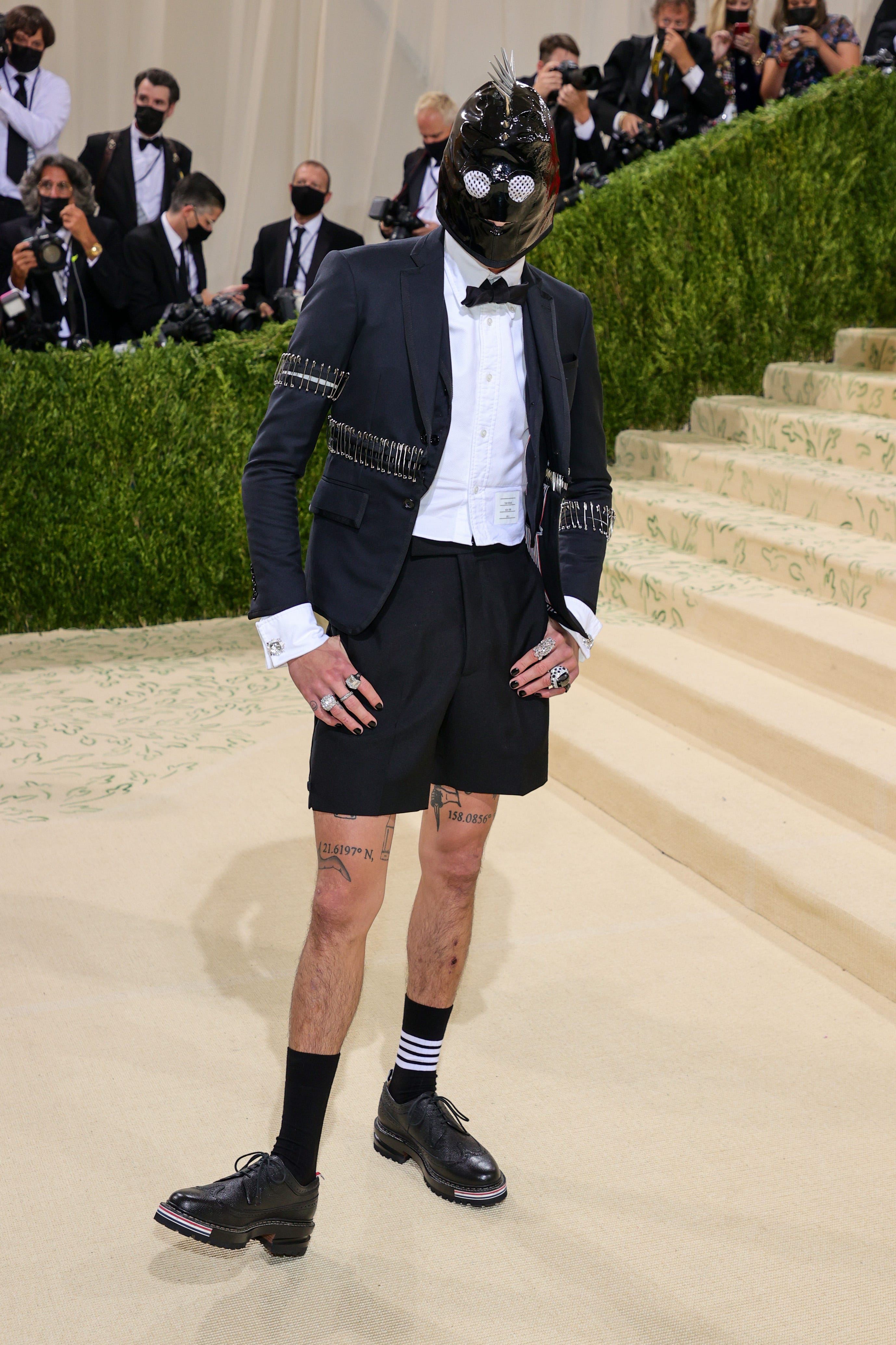 Evan Mock at the 2021 Met Gala.