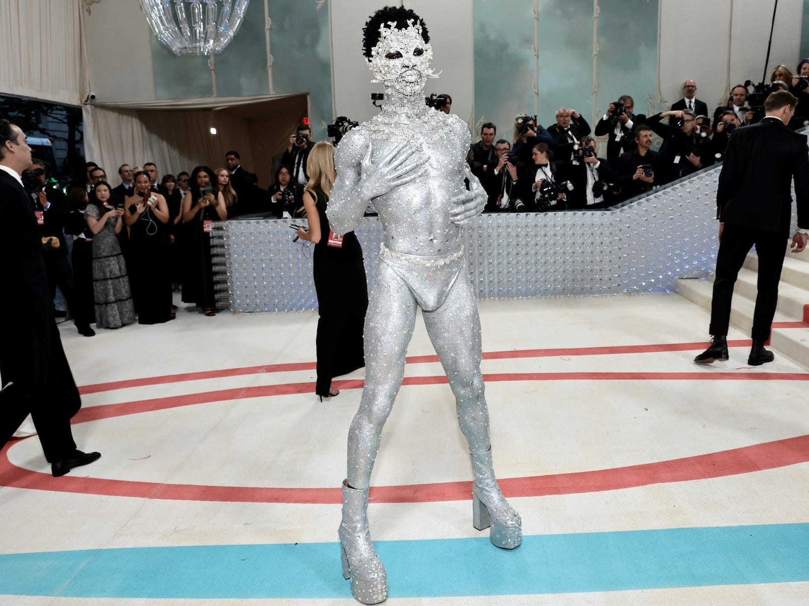 Lil Nas X attends the 2023 Met Gala.