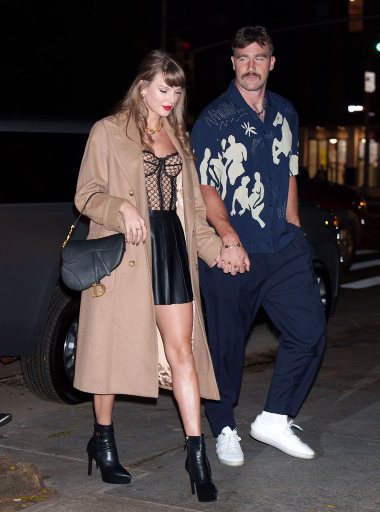 Taylor Swift and Travis Kelce