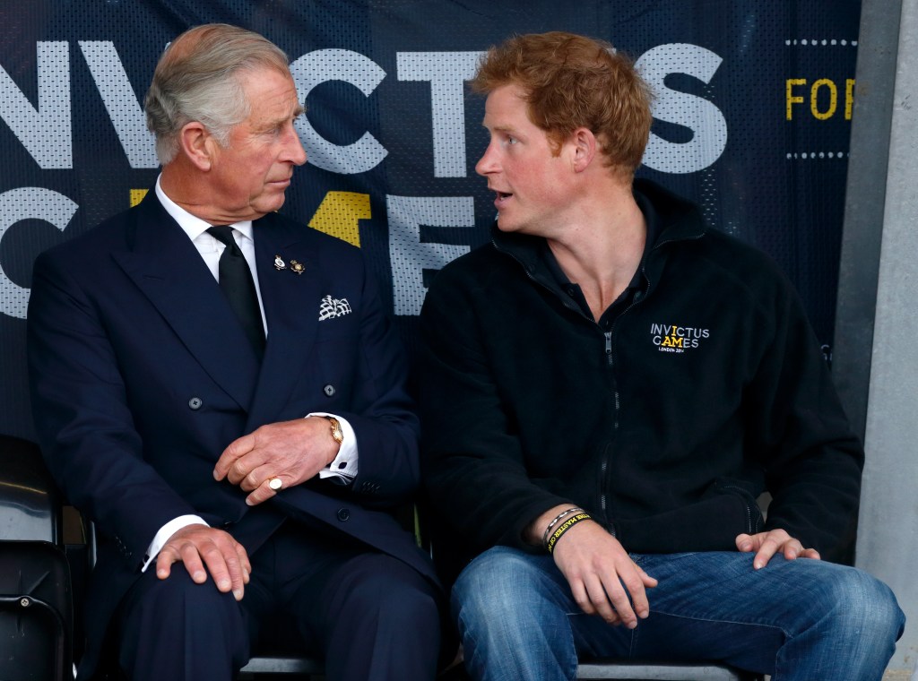 King Charles III and Prince Harry