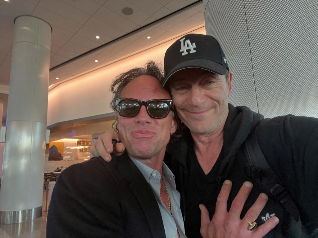Jason Isaacs and Walton Goggins