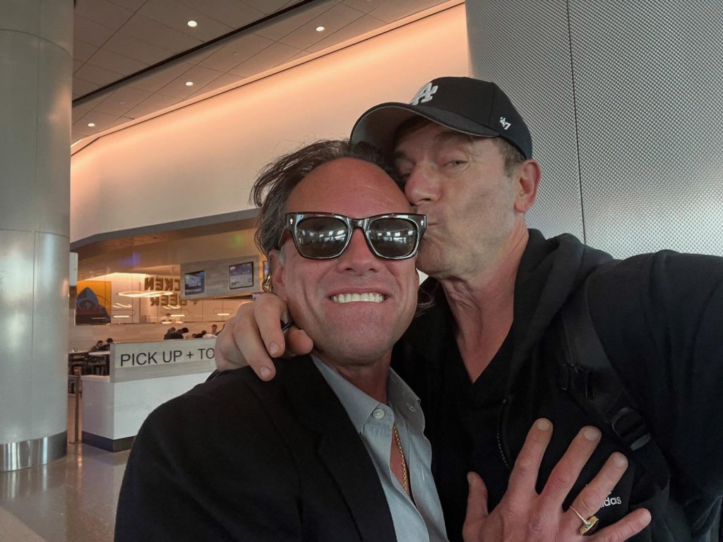 Jason Isaacs and Walton Goggins